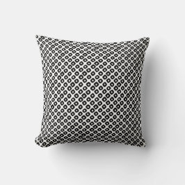 Kanoko [black] - Japanese Traditional Pattern Kudde
