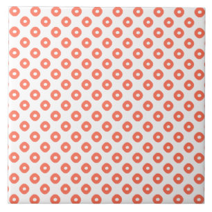 ’Kanoko’ Fawn Spot Mönster Salmon Rosa Kakelplatta