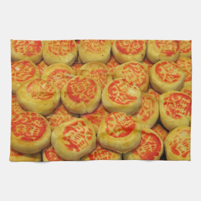 Kanom Pia ข น ม เ ปี๊ ย ะ ~ Asian Sweets Desserts  Kökshandduk (Horisontell)