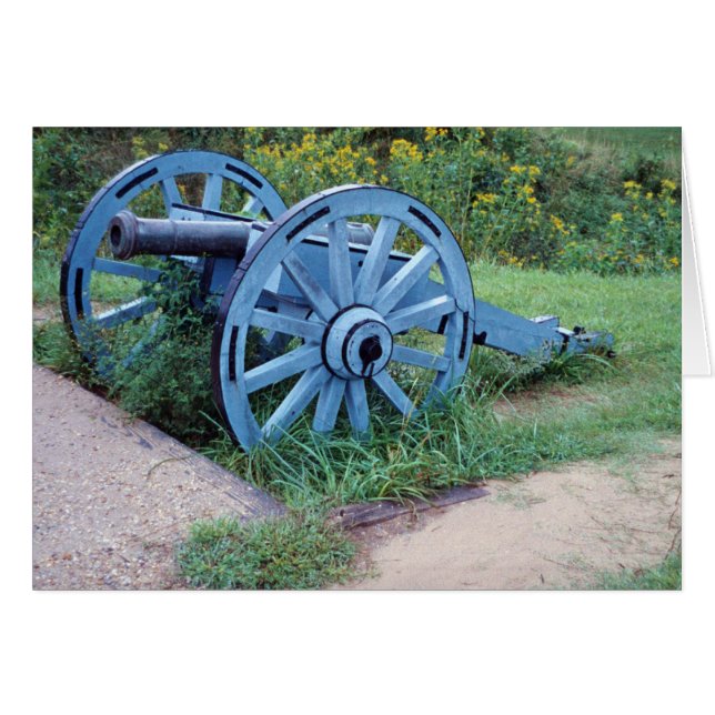 Kanon 1 på Williamsburg Hälsningskort (Framsidan Horizontal)
