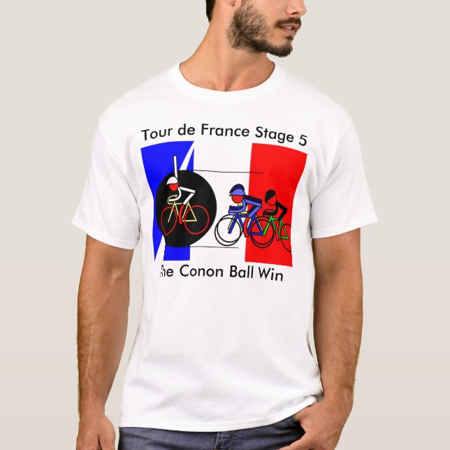 Kanon Boll Win - Tour de Frankrike Tee (Framsida)