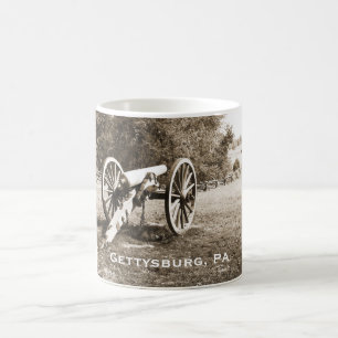 Kanon på Gettysburg-fältet Kaffemugg