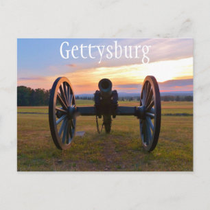 Kanonen vid solnedgång, Gettysburg NMP Vykort