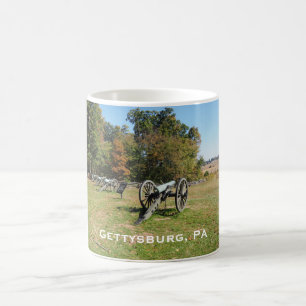 Kanonernas rad på Gettysburg-fältet Kaffemugg