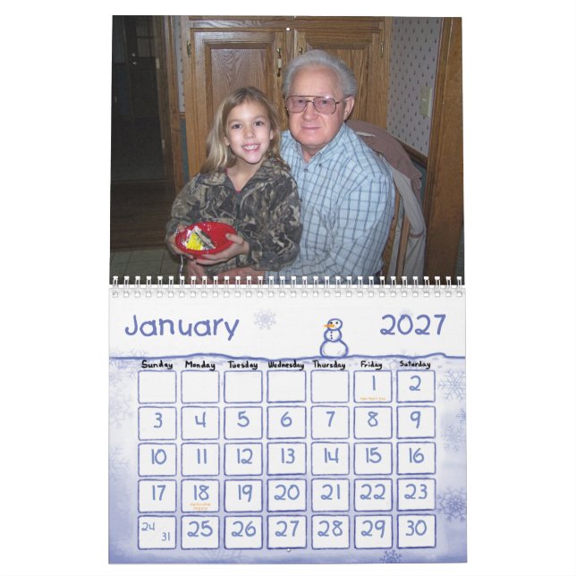 Kanonfamiljkalender 2007 kalender (Jan 2027)