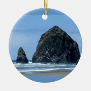 Kanonstrand, Oregon Julgransprydnad Keramik
