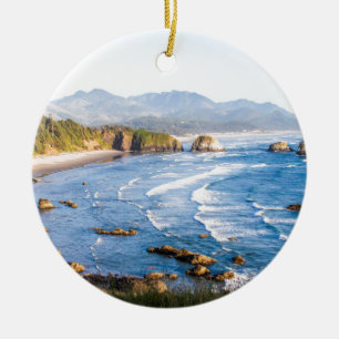 Kanonstrand Oregon Julgransprydnad Keramik