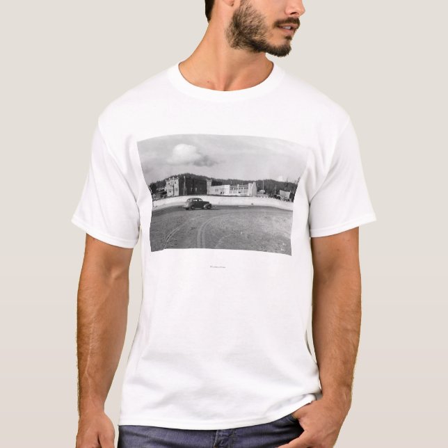 Kanonstranden, den Oregon Ecola gästgivargården T Shirt (Framsida)