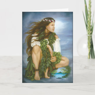 "KaNo'ono'o" oljemålning vid Lori Higgins Kort