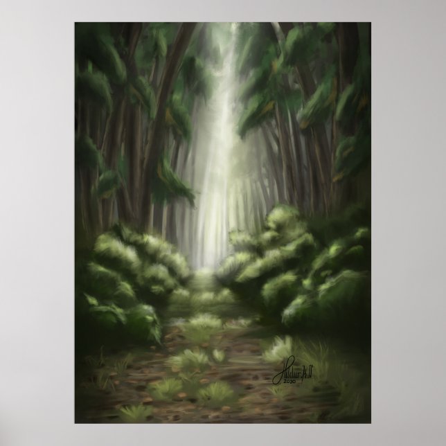 Kanopi: Grönten Mörk och Þykk Poster (Framsidan)
