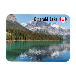 Kanot på berömda Emerald Lake - Yoho NP, Kanada Magnet