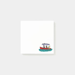Kanota Labrador Retrievers i berg Post-it Block