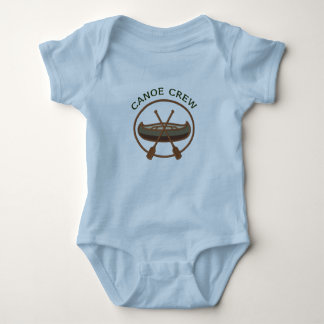 Kanotbesättning som kanotar logotypen tee shirt