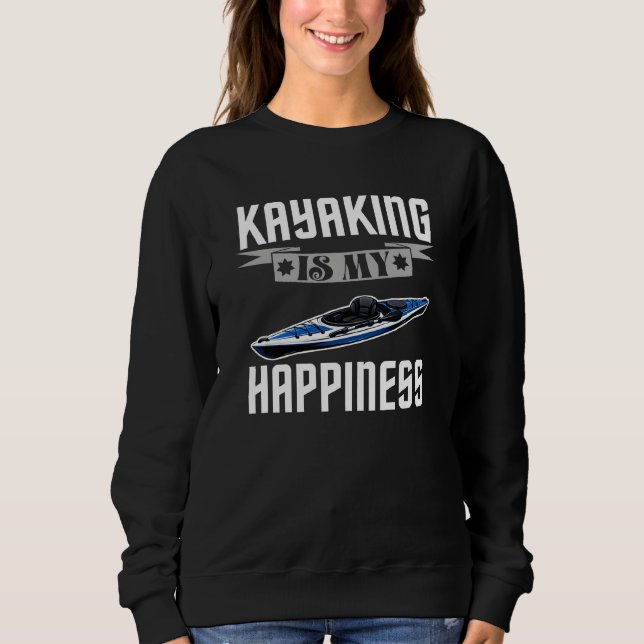 kanotfärd är min lycka t shirt (Framsida)