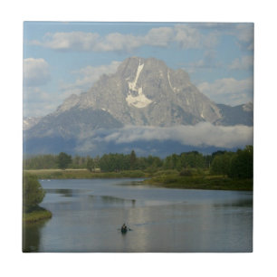 Kanotpaddling i Grand Teton National Park Kakelplatta
