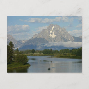 Kanotpaddling i Grand Teton National Park Vykort