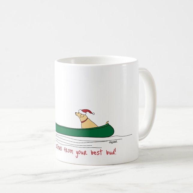 Kanotpaddling Julvalp Kaffemugg (Framsida höger)