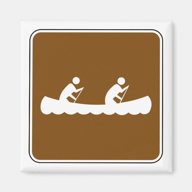 Kanotsymbolskylt Magnet (Framsidan)