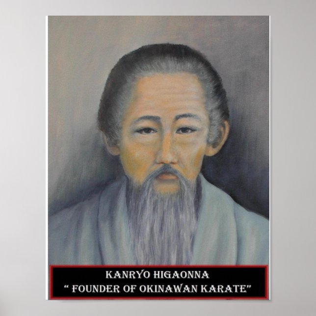 Kanryo Higaonna Print Poster (Framsidan)