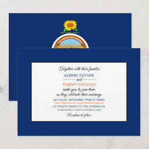 Kansan Flagga, Flagga Kansas Bröllop Inbjudningar