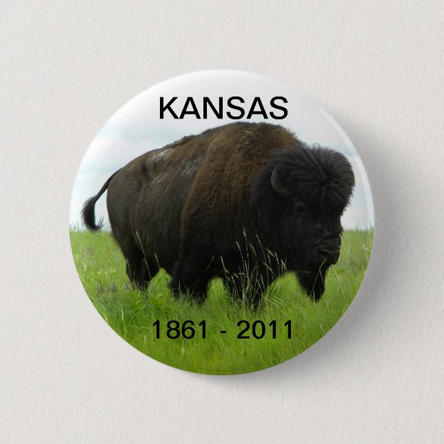Kansas 1861 - 2011 knapp (Framsida)