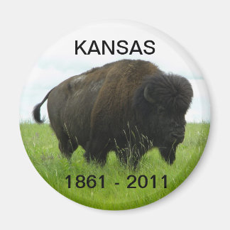 Kansas 1861-2011 magnet