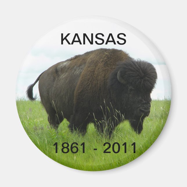Kansas 1861-2011 magnet (Framsidan)