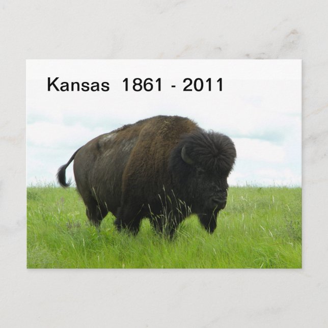 Kansas 1861-2011 vykort (Framsida)