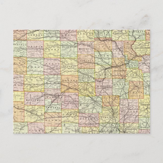 Kansas 2 vykort (Framsida)