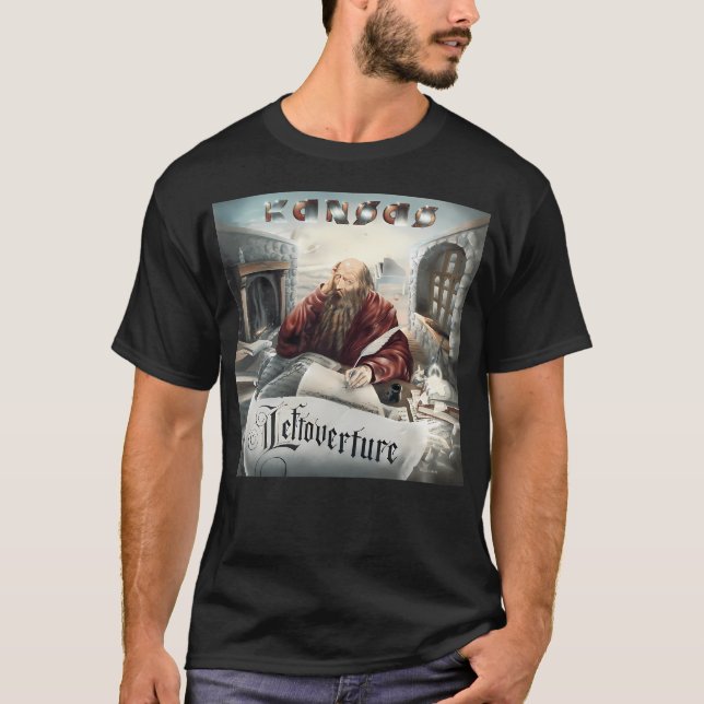 Kansas Band Leftoverture Orang Tua Nulis T Shirt (Framsida)