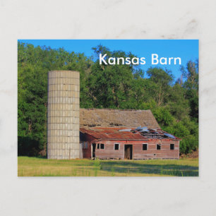Kansas Barn-vykort Vykort