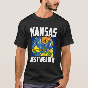 Kansas Best Welder Ironworking Ironsmith Welding U T Shirt