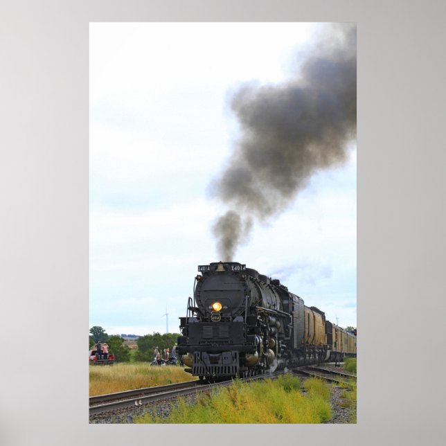Kansas Big Boy 4014 med Smoke and Steam Poster (Framsidan)