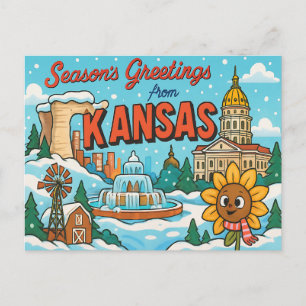 KANSAS Brevkort Vykort