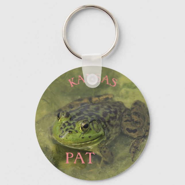 Kansas Bull Frog Keychain Nyckelring (Framsida)