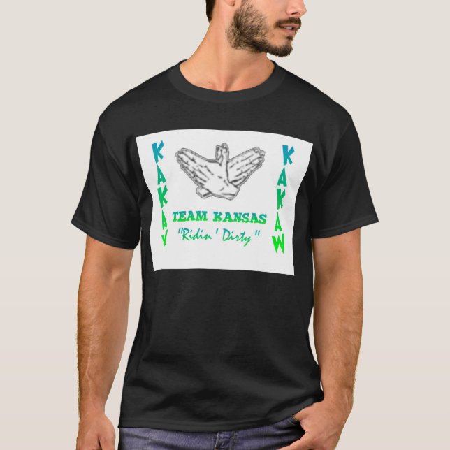 Kansas Cadet som brottas den KaKaw skjortan T-shirt (Framsida)