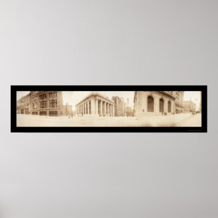 Kansas City 10th St.-foto 1909 Poster
