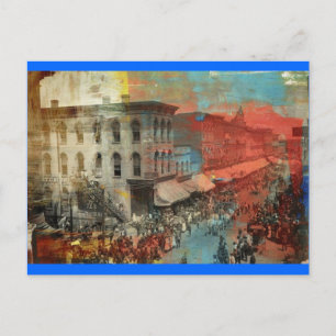 Kansas City 1886 Circus Parad Vykort