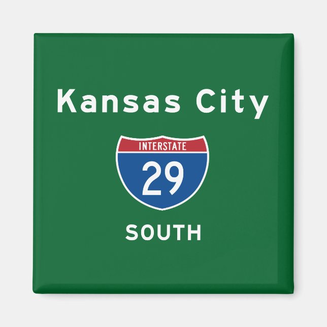 Kansas City 29 Magnet (Framsidan)