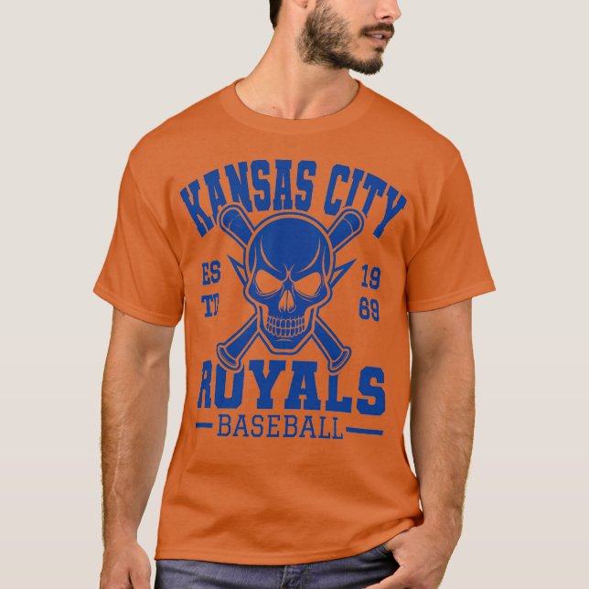 Kansas City 69 Royals basebollag T Shirt (Framsida)