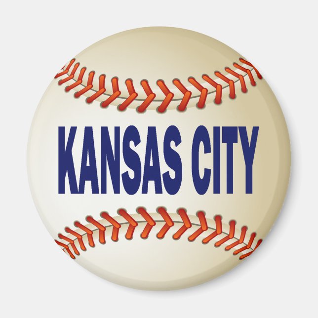 KANSAS CITY BASEBALL MAGNET (Framsidan)
