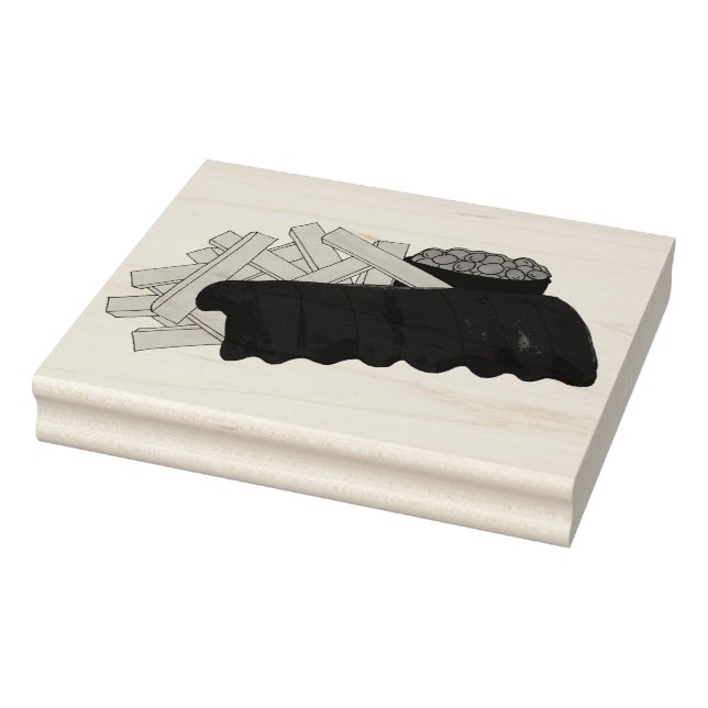 Kansas City BBQ Barbecue Spare Ribs Rib Cookoff Stämpel (Stämpel)