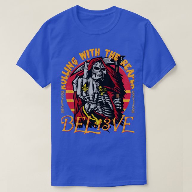 Kansas City Be Grim Reaper 13 Second Game I. T Shirt (Design framsida)
