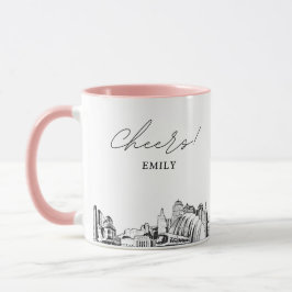 Kansas City Bröllop Personlig Coffee Mugg