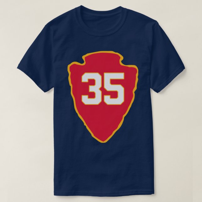Kansas City Chiefs Christian Okoye RB T Shirt (Design framsida)