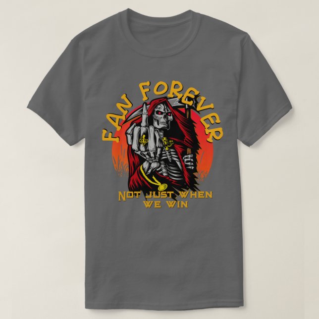 Kansas City Chiefs KC Skyline be Grim Reaper T Shirt (Design framsida)