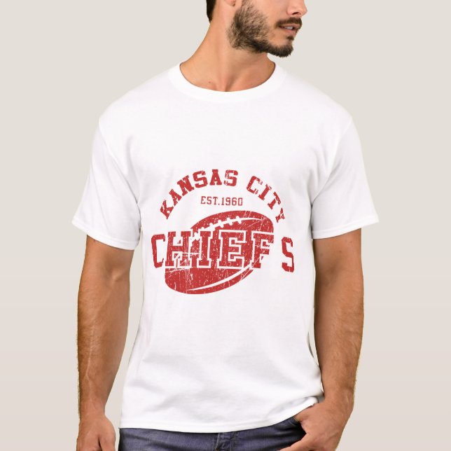 Kansas City Chiefss T Shirt (Framsida)