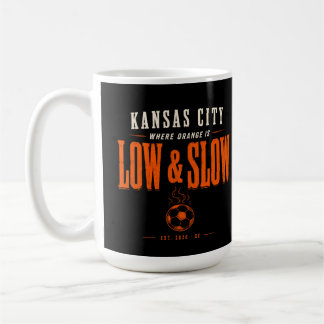 Kansas City där orange är lågt och långsamt Kaffemugg