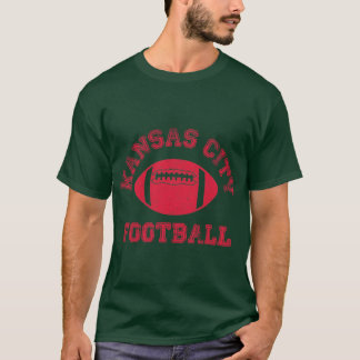 Kansas City Distressed Pro Footballeam retro T Shirt