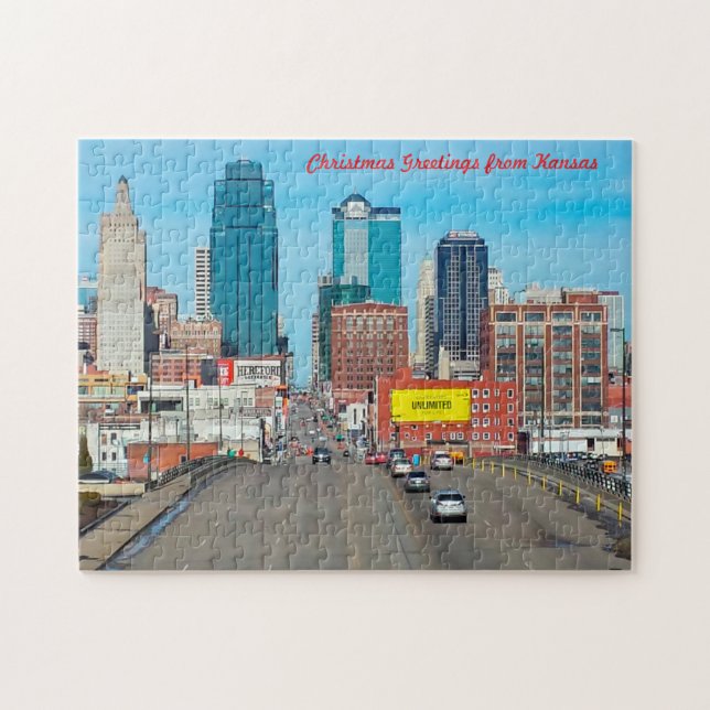 Kansas City Downtown. Pussel (Horisontell)